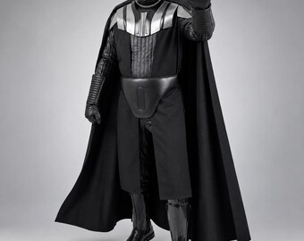 Fantasia de Darth Vader para Cosplay, Fantasia de Halloween com Conjunto Completo de Armadura de Lorde Sith