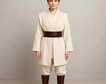 Customizable Cotton Jedi Costume, Galactic Warrior Outfit, BECOME your own JEDI,