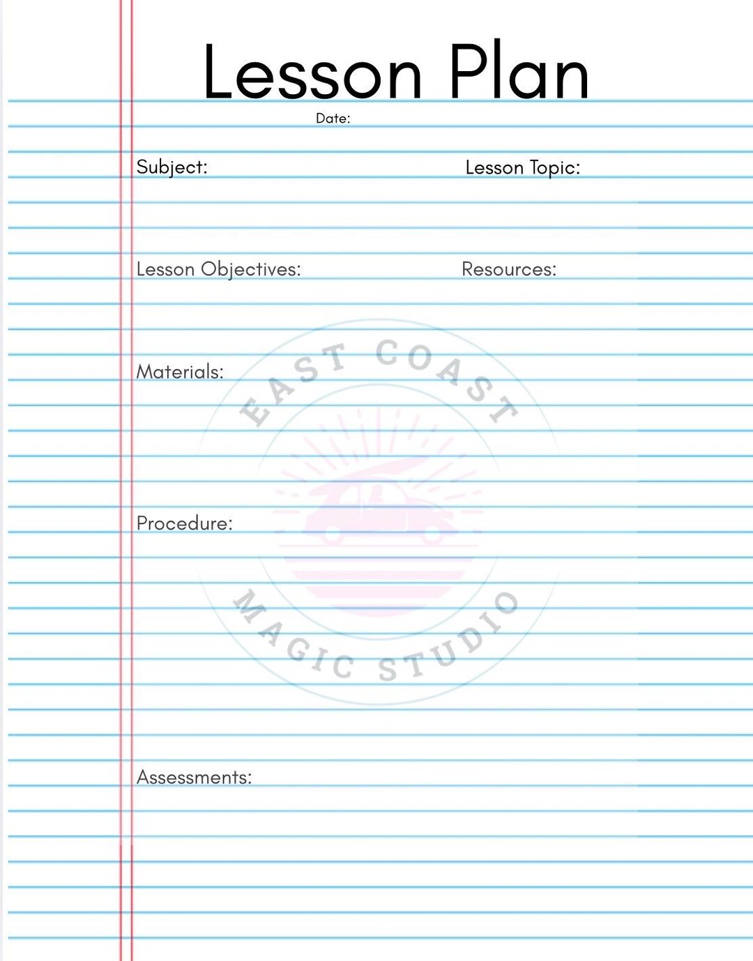 Teacher Weekly Lesson Plan Template | Classroom Organization (PDF ...