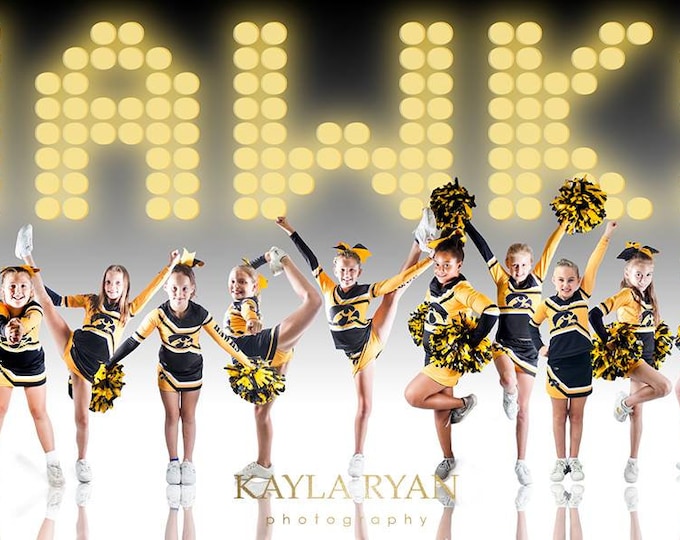 Cheerleading Volleyball Sports Banner Template Etsy