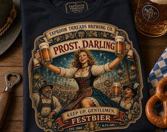 Oktoberfest Shirt for Women, Vintage Beer Tee, German Festival Outfit, Beer Lover Gift