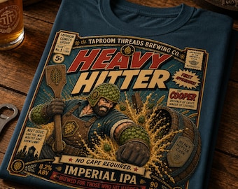 Beer Shirt, Vintage Beer Tee, Comic Book Shirt, Oktoberfest Gift, Craft Beer Graphic