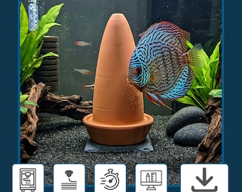 Cono di riproduzione per Discus / Superficie di deposizione delle uova per pesci angelo e ciclidi (Download digitale)