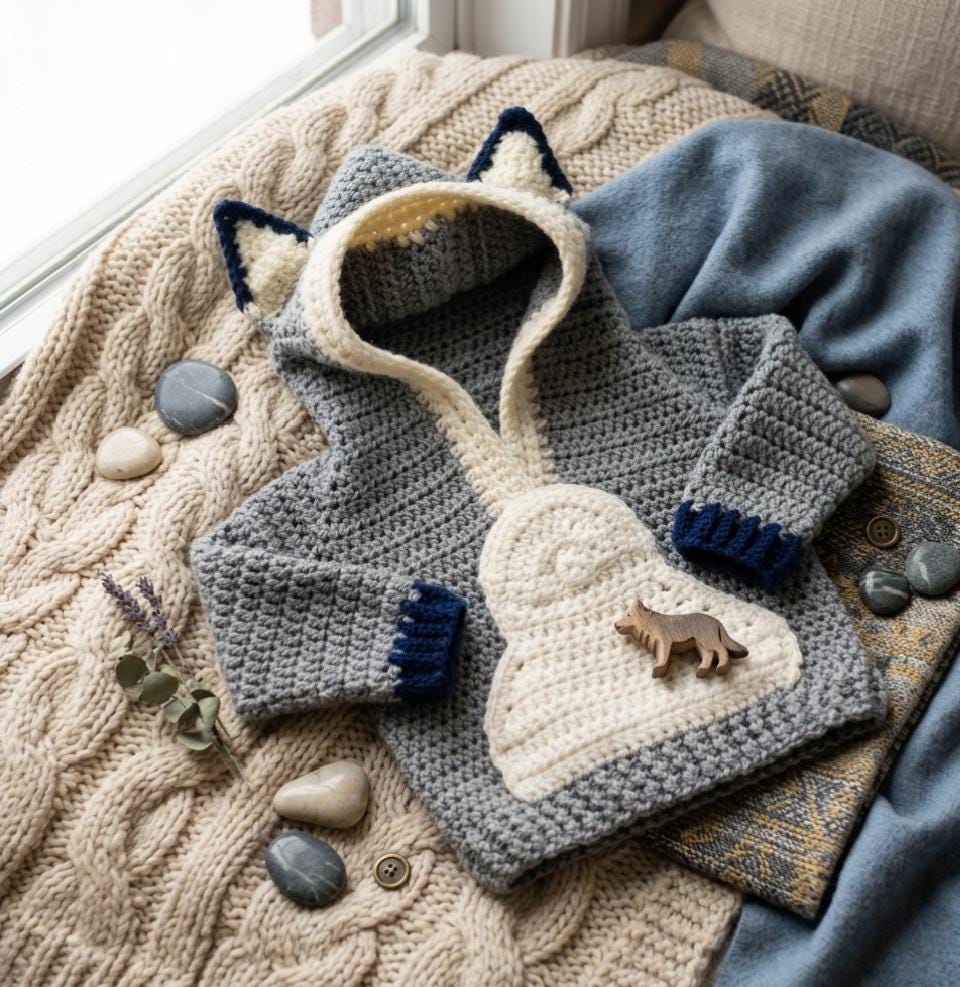 30 Hoodie Crochet Patterns: Cozy Pullovers, Animal Hoods, and Giftable Crochet Ideas 34 Baby Fox Hoodie Crochet Pattern