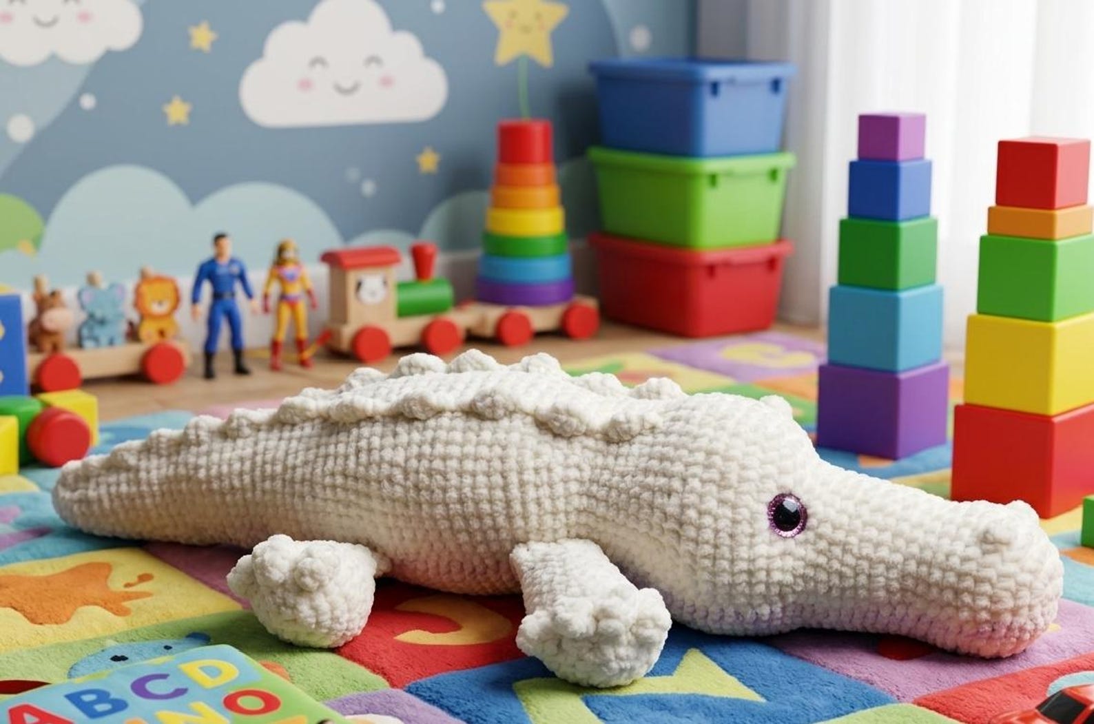 Realistic Alligator Crochet Pattern, Detailed Crocodile Amigurumi PDF ...