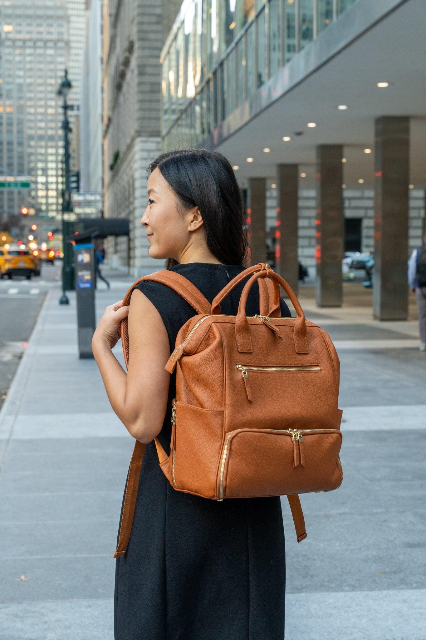 Womens Leather Commuter Backpack - Etsy