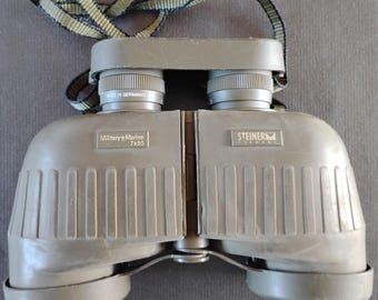 Vintage Steiner Military-Marine Binoculars Made in Germany 7 X 50