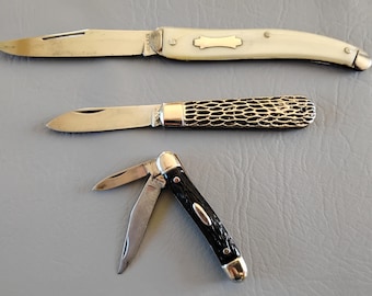 3 Vintage Pocket Knives