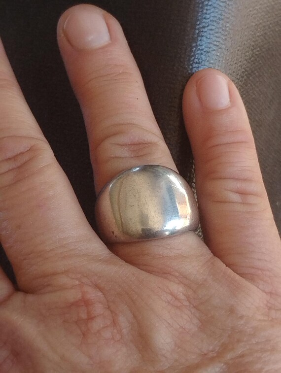Sterling Silver Large Ring - image 11