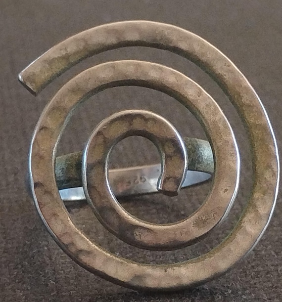 Boho Spiral Ring - image 3