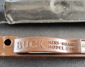 Vintage Buck #140 Mini-Sharp Knife Sharpener