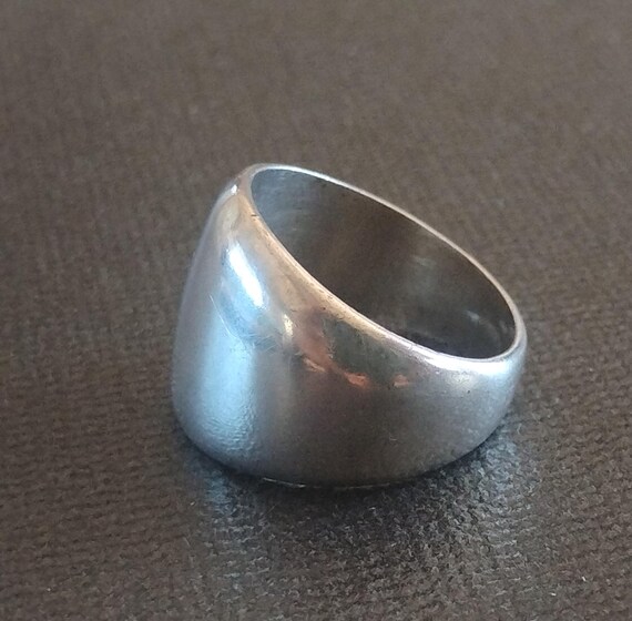 Sterling Silver Large Ring - image 2