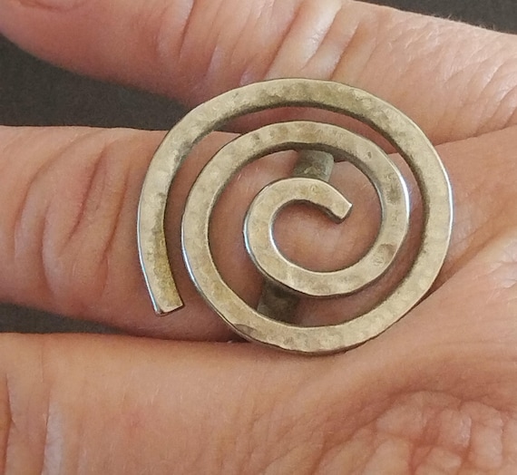 Boho Spiral Ring - image 2