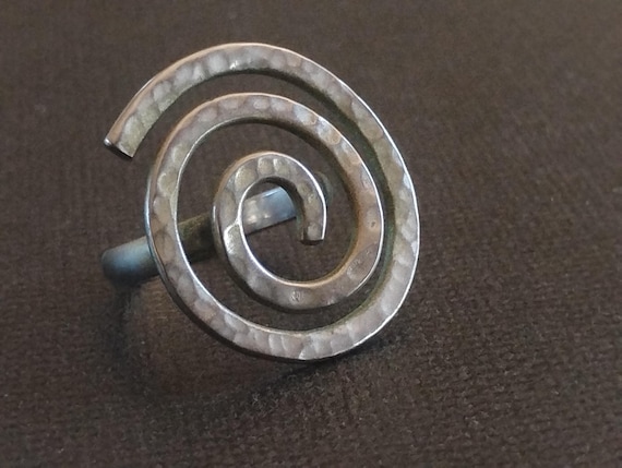 Boho Spiral Ring - image 1