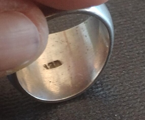 Sterling Silver Large Ring - image 3
