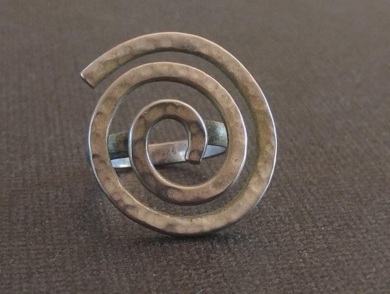 Boho Spiral Ring - image 5