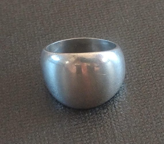 Sterling Silver Large Ring - image 1
