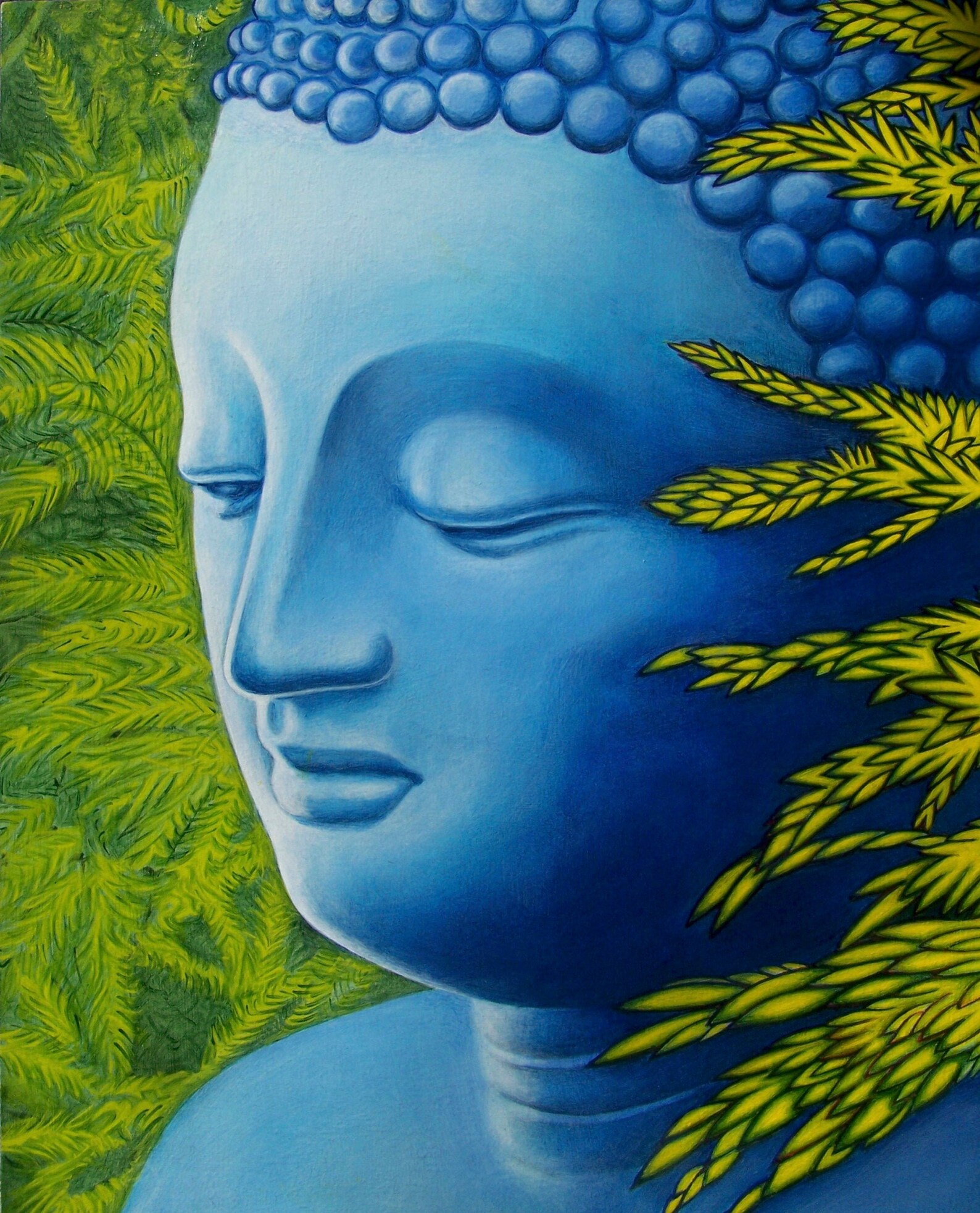 Blue Buddha Etsy