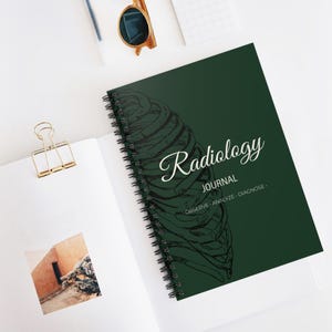 Radiology Notebook Radiologist Notes Journal Medical Imaging Logbook X Ray Tech Notebook Clinical Notes Book Olive Unisex