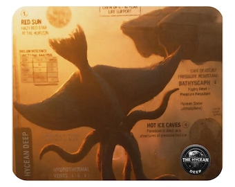 Expedition 082 Hycean Deep Infographic Mouse Pad – Sublimation Print Desk Accessory