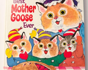 Richard Scarry's Mother Goose Ever Hardcover Book (1970)