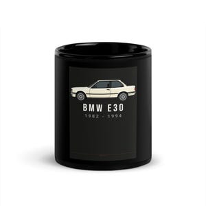 BMW E30 Mug - Vintage Youngtimer Poster | Shift & Co