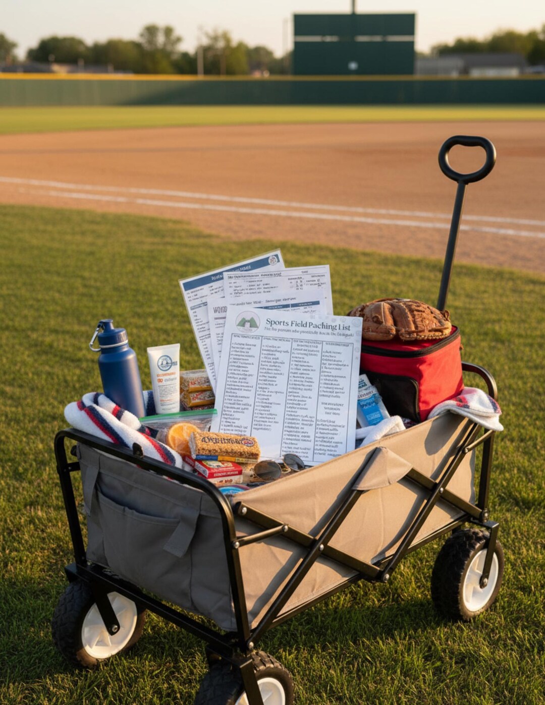 Game Day Packing List | Editable Checklist for Sports Parents - Etsy