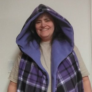 Hooded Scarf, Fleece Hooded Scarf, Scoodie, Fleece Scoodie, Reversible fleece scarf, Scoodie Hooded Scarf, reversible hooded fleece scarf