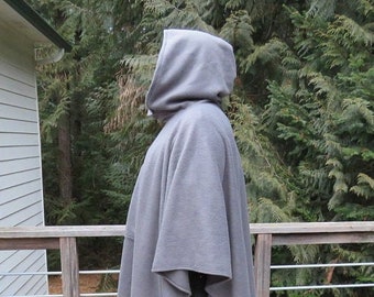 poncho, mens poncho, poncho men, fleece poncho, hooded poncho, rectangle poncho, Heavy Weight fleece, plus size poncho, winter poncho