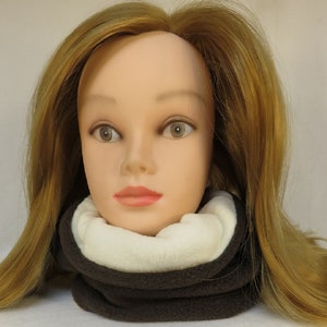 cowl, fleece cowl, reversible fleece cowl, double layer cowl, winter cowl, winter scarf, fleece scarf, fleece snood, reversible snood, scarf