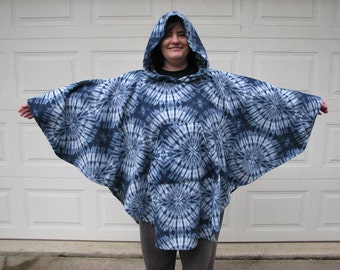 poncho, Mens poncho, fleece poncho, Hooded Poncho, hooded Fleece poncho, Tie Dye poncho, poncho men, poncho for men, plus size poncho