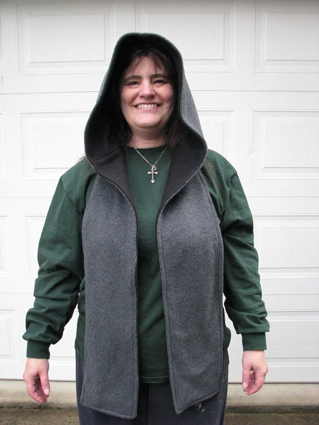 Hooded Scarf Fleece Hooded Scarf Scoodie Fleece Scoodie - Etsy