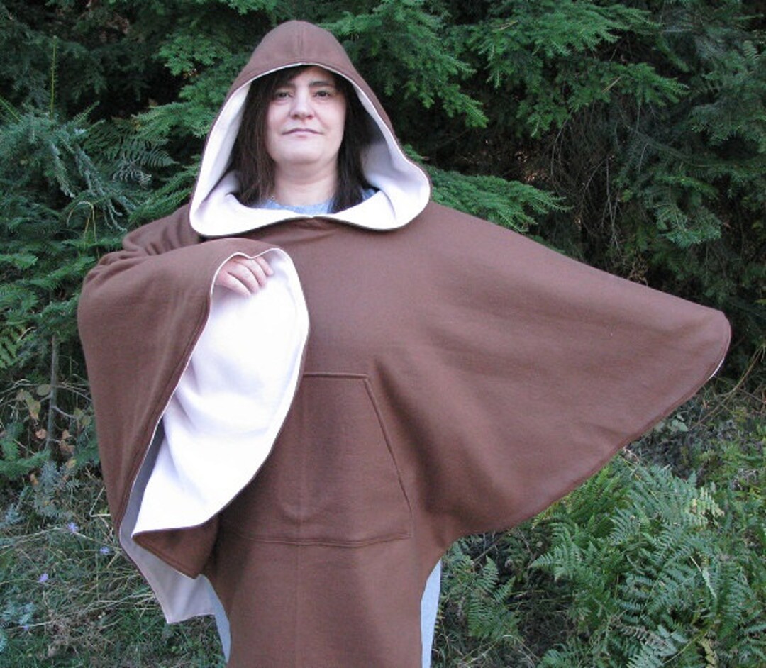 Poncho, Hooded Poncho, Reversible Poncho, Womens Poncho, Poncho