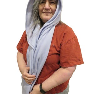 hooded scarf, fleece scarf, snoodie, Lavender scarf, long scarf, neck warmer, hood scarf, womans scarf hat, hooded fleece scarf, womens hat
