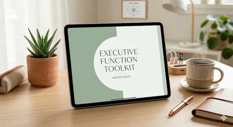 ADHD Digital Planner 2026 | Executive Function Toolkit | Neurodivergent ...