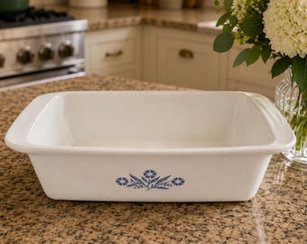 Corning Ware P-315 Blue Cornflower Loaf Pan/ 9x5x3