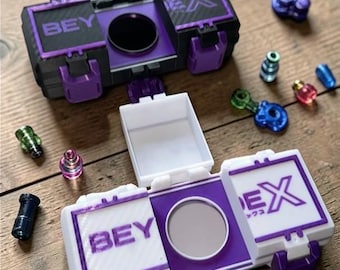 Beyblade X Deck Box 3 Fächer – Turnier Case Organizer für Beyblades | 3D Druck Aufbewahrung