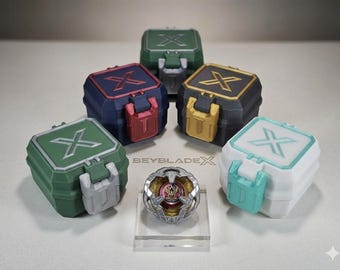 Beyblade X Storage Case – 3D Printed Beyblade Holder Box | Protective Display Case | Organizer for Beyblade X | Gift for Players