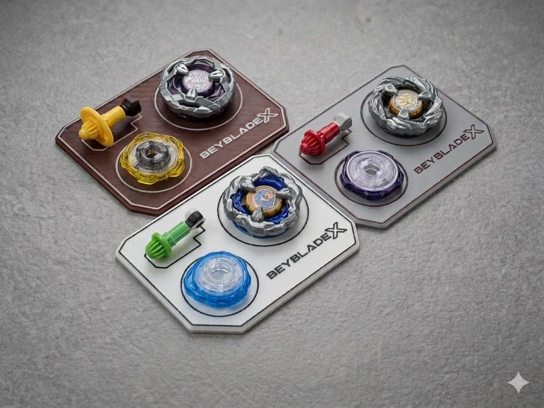 Beyblade X Display Stand – 3D Printed Beyblade Holder – Anime Display ...