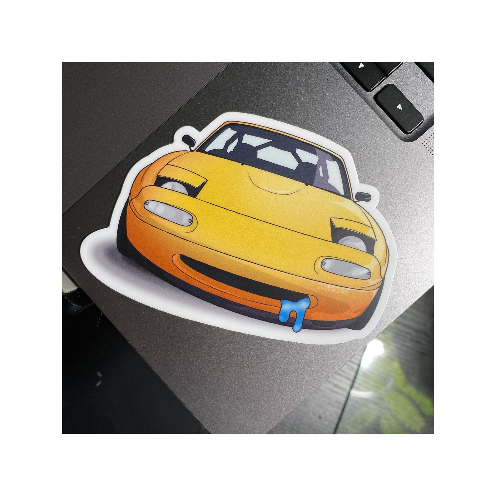 Miata Sticker / Babeando Miata Emoji / JDM / Pegatina / Envío Etsy España