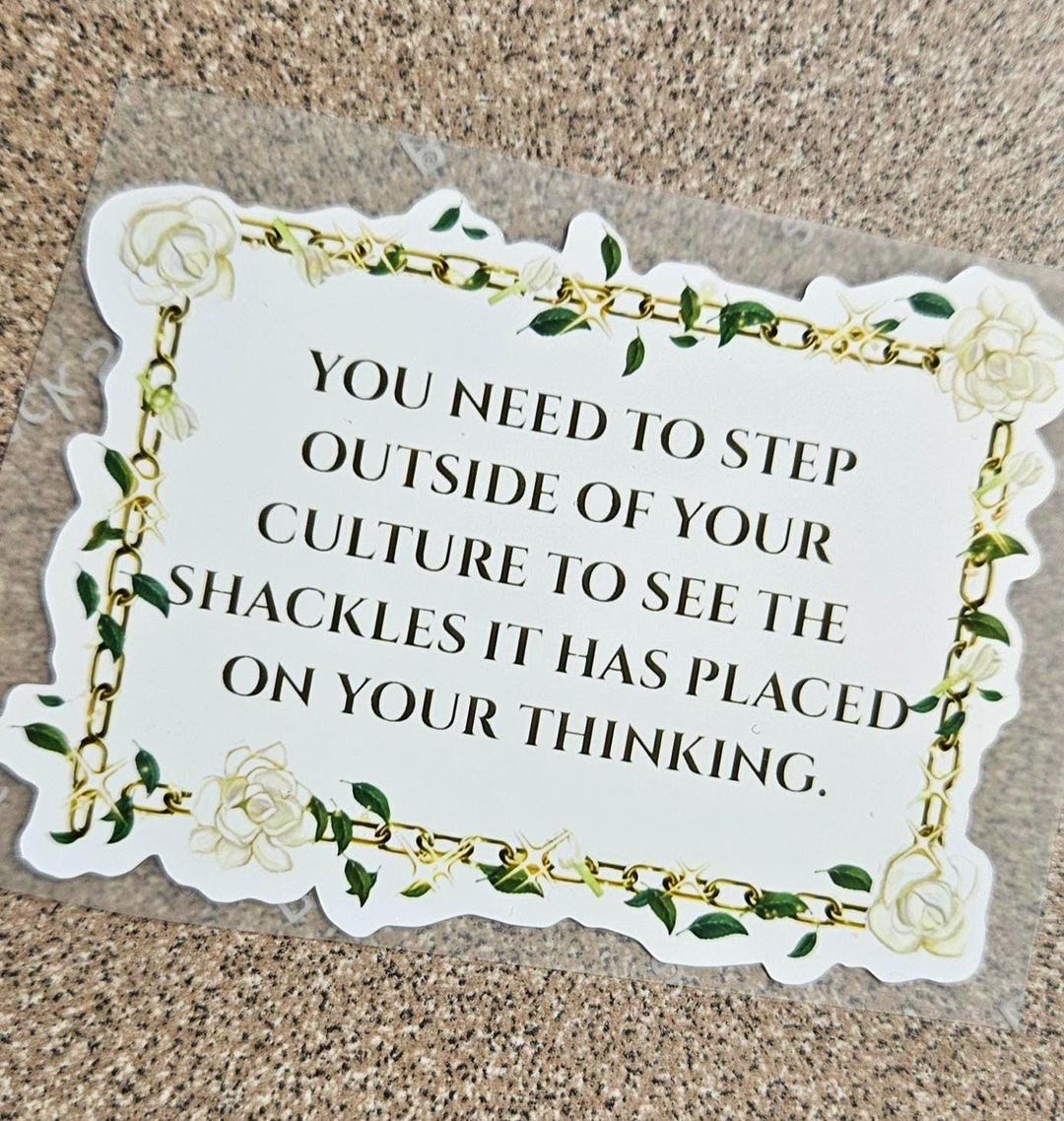Shackle Sticker Shackles of Culture Sticker - Etsy