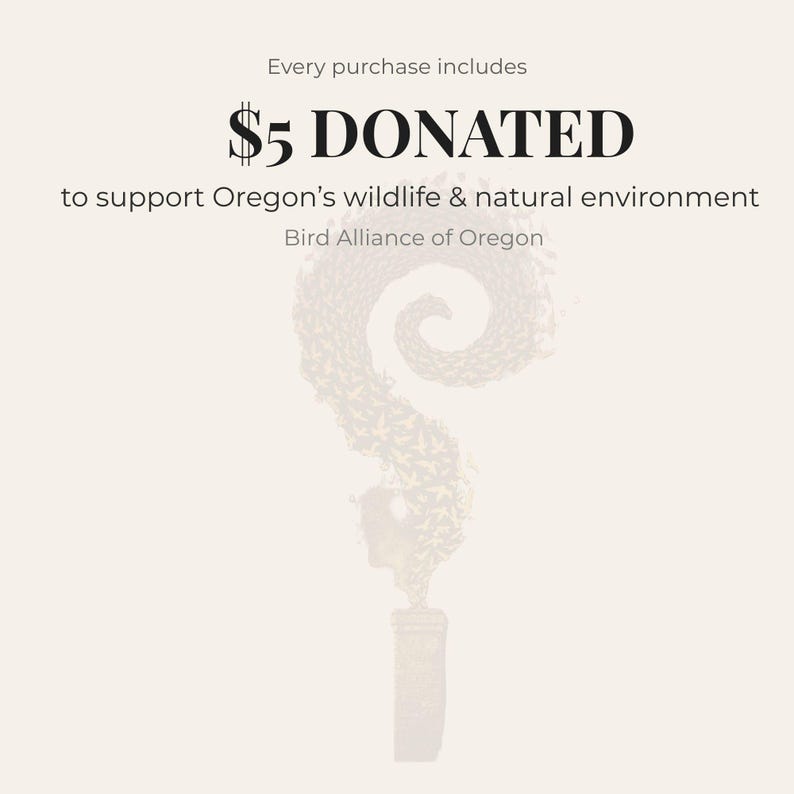 Women's Vaux's Swift Shirt, Portland Bird Graphic Tee, Twilight Spiral ...