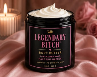 Regalo corporal Legendary Bitch™ / Regalo divertido de autocuidado para mujeres / Caja de regalo de apoyo emocional / Regalo para la mejor amiga / Regalo de cumpleaños para ella / Spa