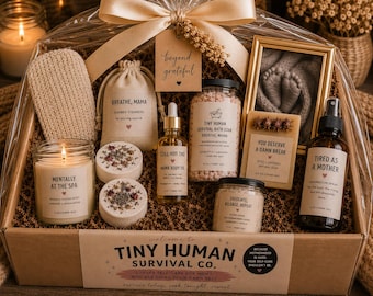 Funny Spa Gift for new mom, Babyshower, Babymoon, Push Gift, Fourth Trimester.