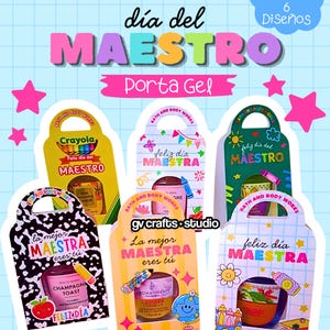 Porta Gel Día del Maestro/ PocketBac Holder