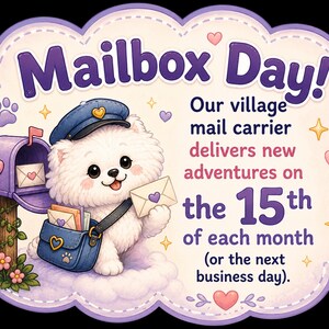 Cozy Cloud Village Monthly Mail Club, Kids Activities, Screen-Free Fun, Collectibles (Monthly Subscription) 画像 14