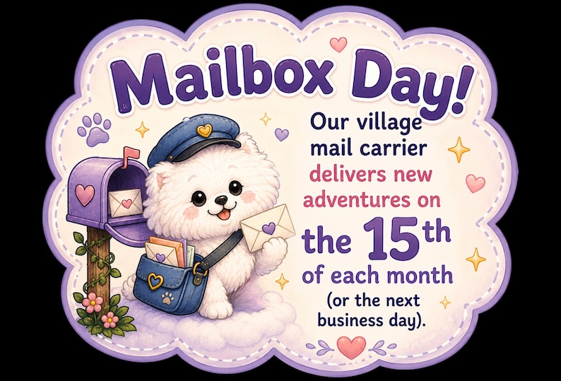 Cozy Cloud Village Monthly Mail Club, Kids Activities, Screen-Free Fun, Collectibles (Monthly Subscription) 画像 14