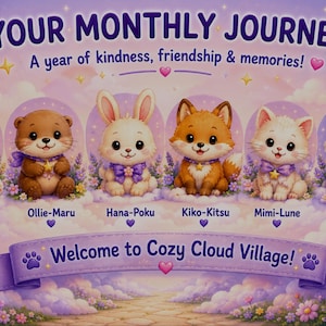 Cozy Cloud Village Monthly Mail Club, Kids Activities, Screen-Free Fun, Collectibles (Monthly Subscription) 画像 6