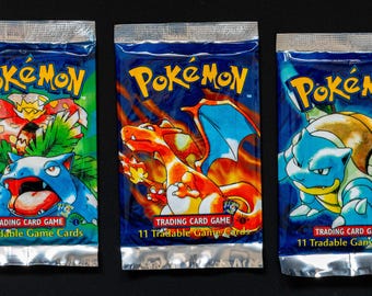 Pokémon Base Set 1999 Booster Pack Proxy Jungle Fossil Team Rocket – 1st Edition Style |Charizard