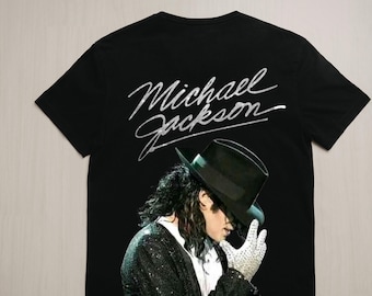 Michael Jackson PNG Graphic Tee Design (Digital Download)